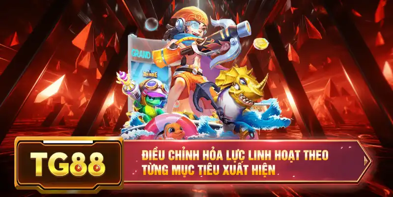 Điều chỉnh hỏa lực linh hoạt theo từng mục tiêu xuất hiện