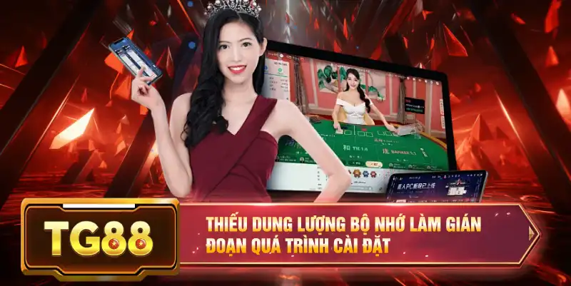 Thiếu dung lượng bộ nhớ làm gián đoạn quá trình cài đặt